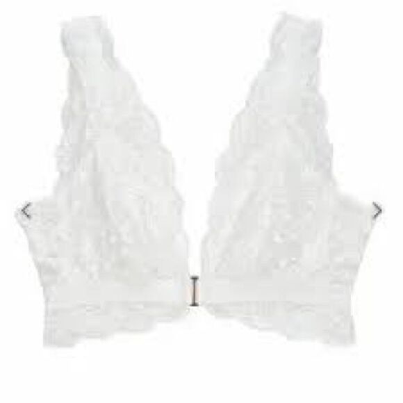 We are HAH Got Ur Back Lace Bralette - Blanc - Picture 6 of 8